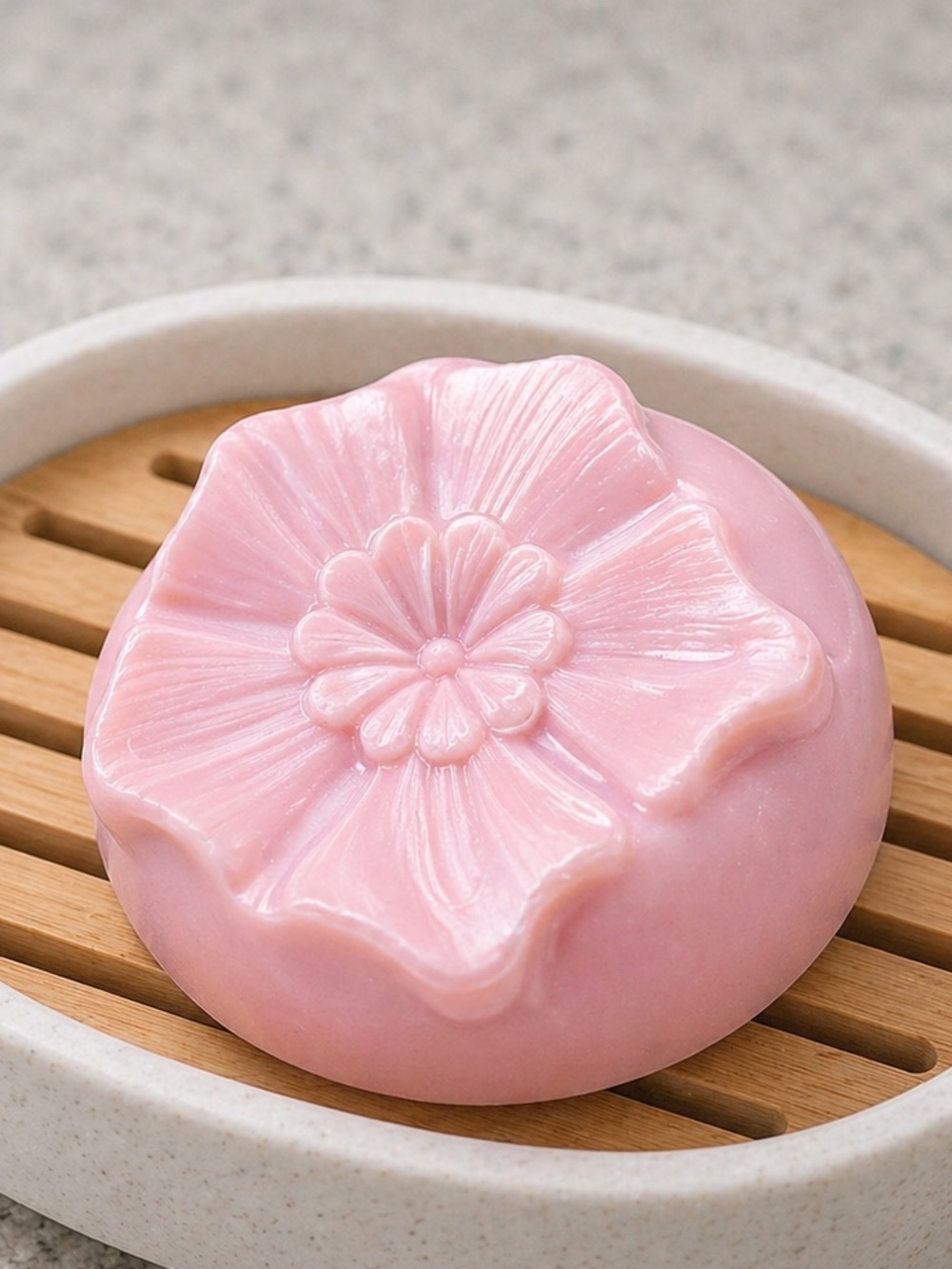 Mango strawberry soap 3x3 goat milk & coconut 8oz